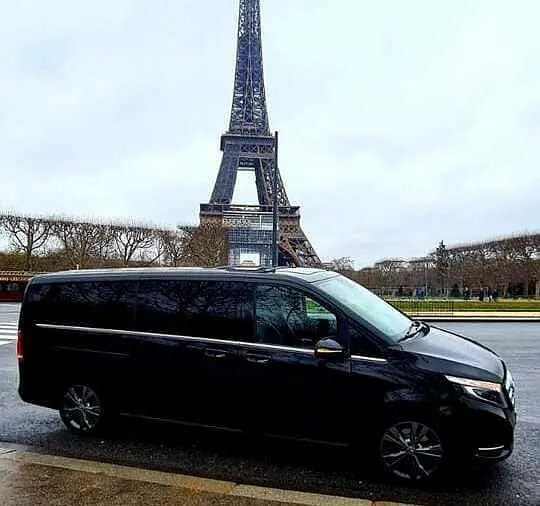 taxi mercedes 7 plazas exterior paris